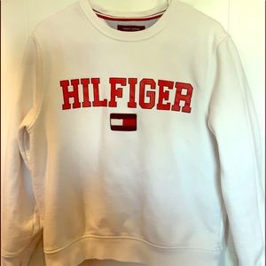 White Tommy Hilfiger Crew Neck
